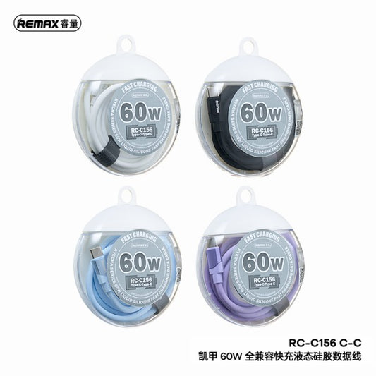 REMAX 60W All Compatible Liquid Silicone Fast Charging Cable 1.2M RC-C156 C-C