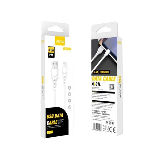 Aspor A101L 2 Meter Lightning 3A Cable
