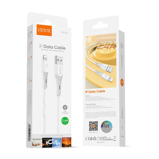 Vidvie Data Cable Lightning to Usb CB4032i Liquid Silicone Wire 1M