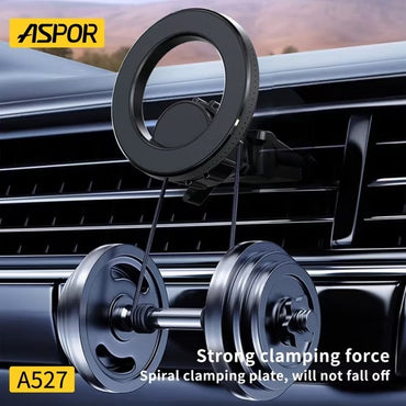 Aspor A527 Car Magnetic Bracket Stronger 360-Degree Rotation Car Holder