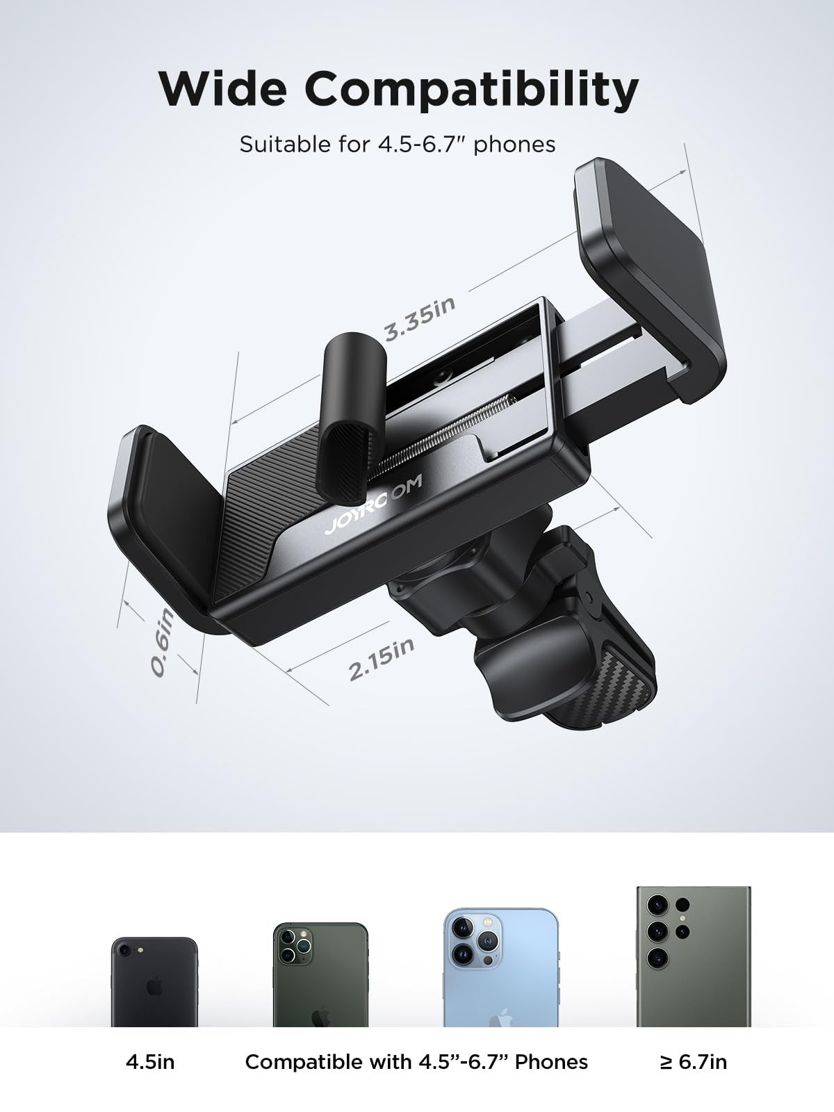 Joyroom JR-ZS377 Pull clamp Vehicle Mount (Air outlet)