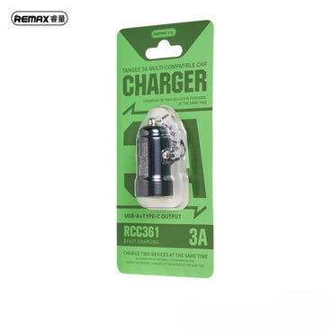 REMAX Tangee Series 3A 1A+1C Multi Compatible Car Charger RCC361