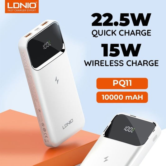 Ldnio 15W Wireless Charging 10000mah Capacity PQ11