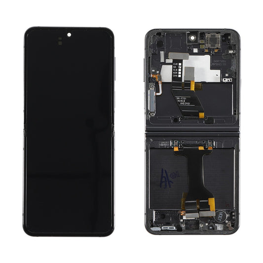 Replacement Lcd Screen Assembly With Frame Samsung Galaxy Flip 5 Black Oem