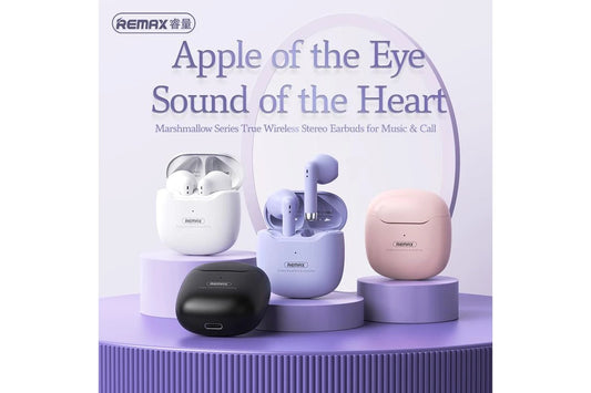 REMAX Marshmallow Series True Wireless Stereo Earbuds for Music & Call TWS-19