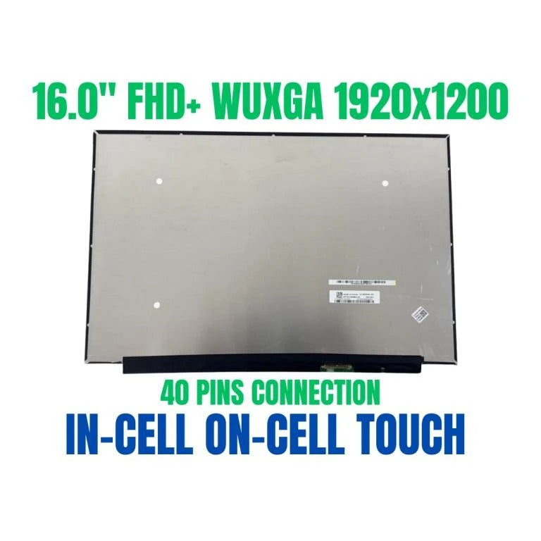 Replacement NV160WUM-T02 V8.0 FHD+ Touch Screen Panel Display