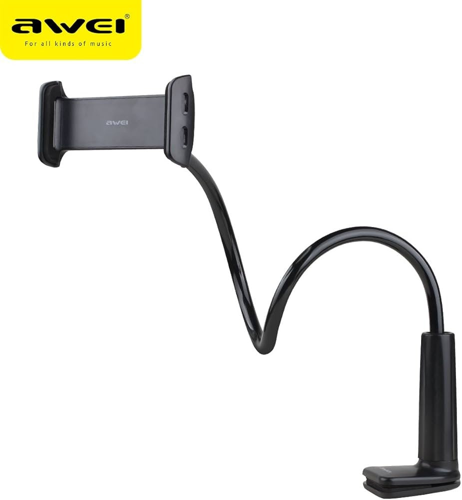 AWEI Flexible Long Arm X3 Phone Holder for all phones & Tablets