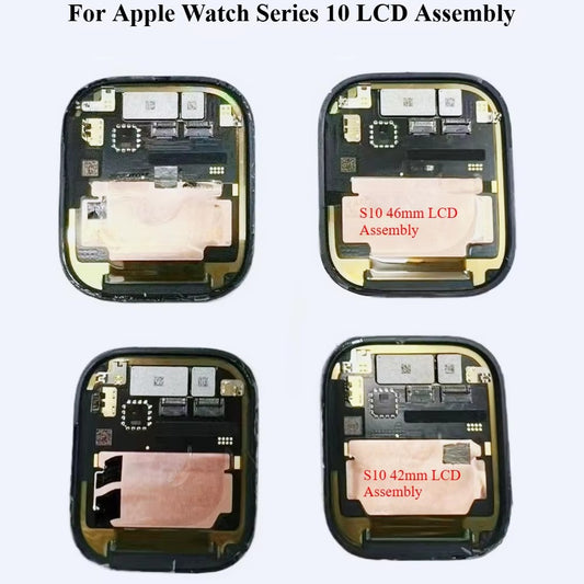 Compatible LCD Screen Assembly For iWatch Series 10 42mm Black