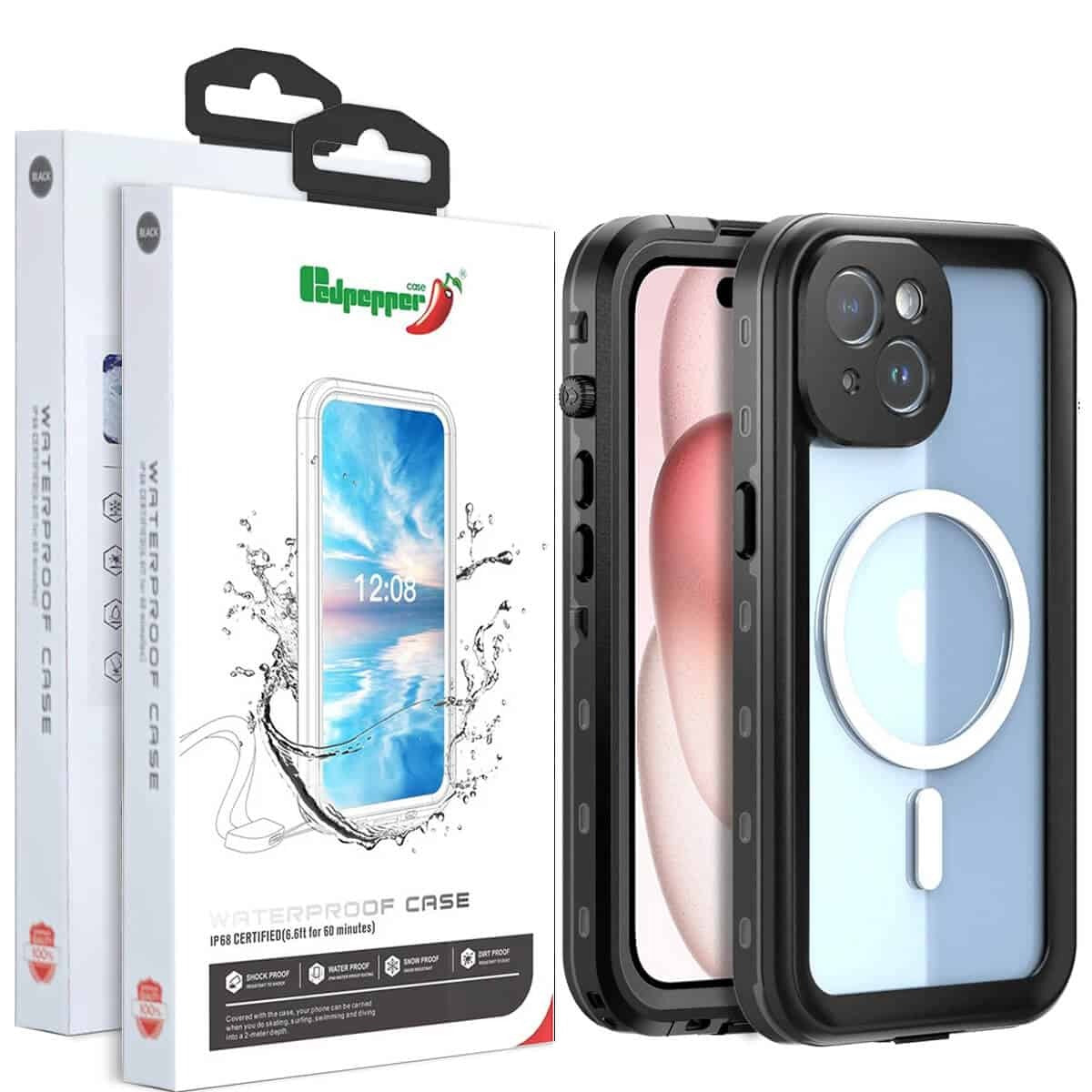 Genuine Red Pepper Waterproof Case For iPhone 14 6.1"