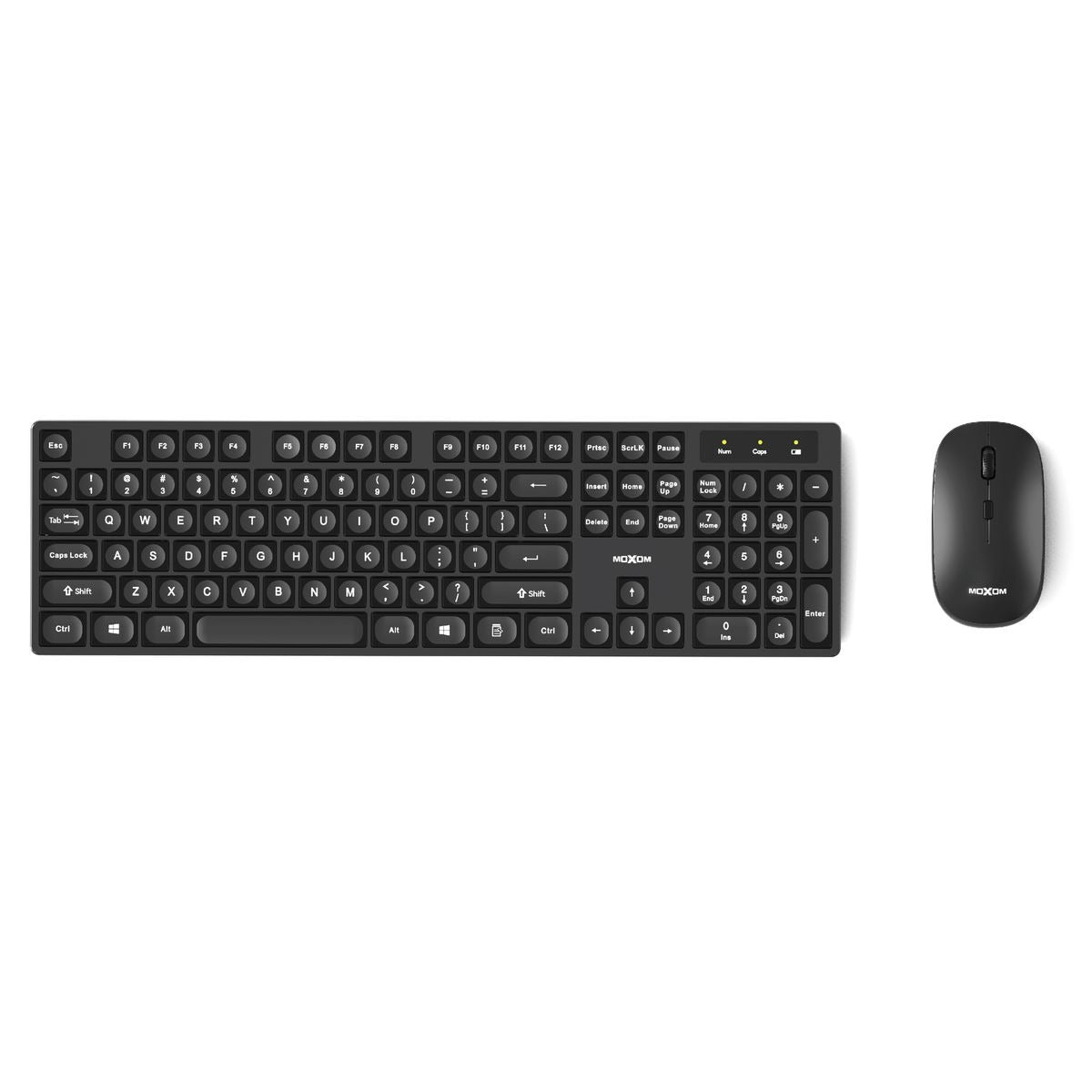 MOXOM MX-KB13 Wireless Computer Keyboard and Mouse Combo