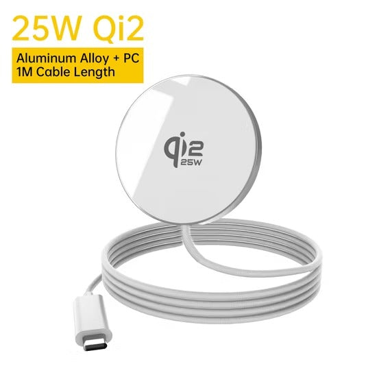 Aspor A552 Ultra Slim Qi2 Certified 25W Magnetic Wireless Charging Pad