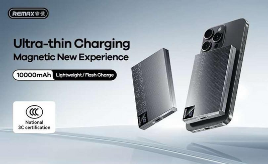 REMAX Digital display 15W wireless charging power bank PD20W 10000mAh MP-6