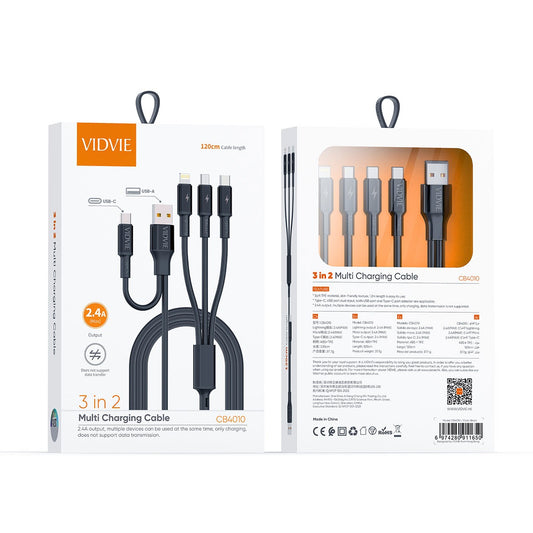 Vidvie CB4010 5 in 1 Multifunctional Charging Cable