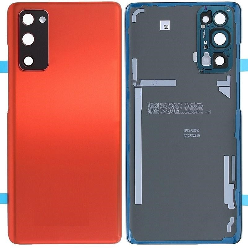 Replacement Back Glass For Samsung Galaxy S20 FE Red