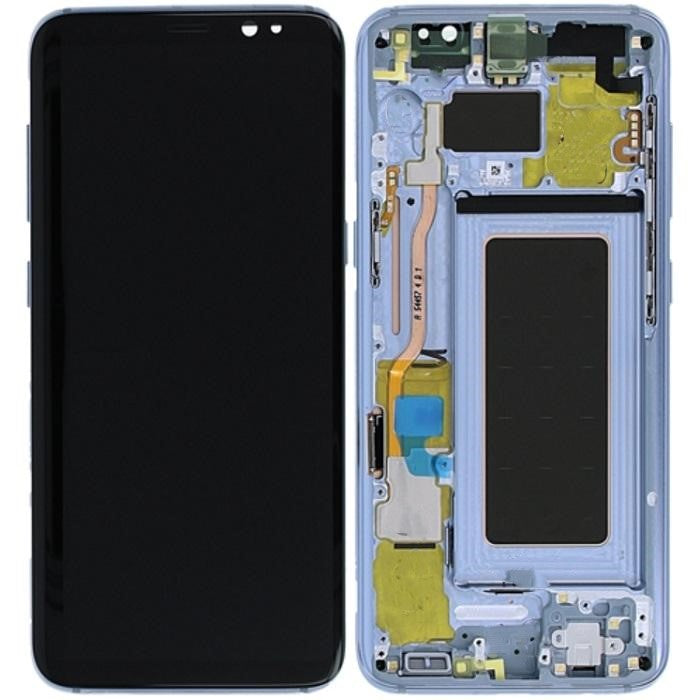 Replacement Lcd Screen Frame Samsung Galaxy S8 Blue OEM
