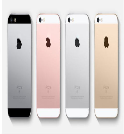 No Logo Back battery housing for iPhone SE Rose Gold