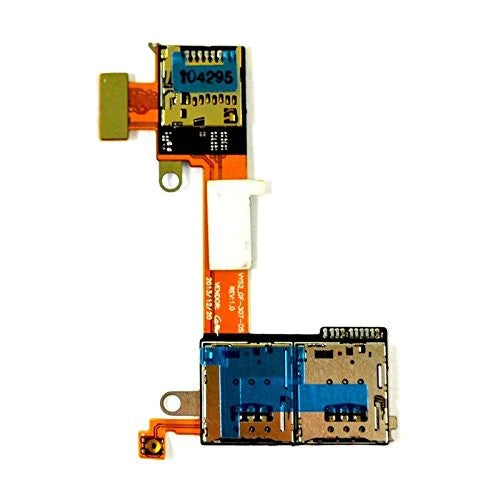 Replacement Sim Card Slot Reader and TF Card Slot For Xperia M2 Aqua