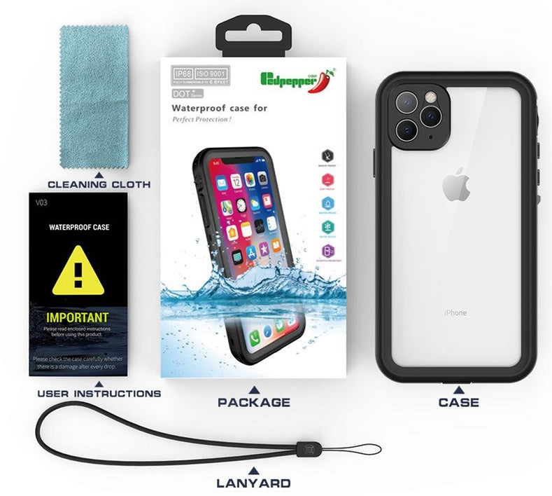 Genuine Red Pepper Waterproof Case For iPhone Xs Max