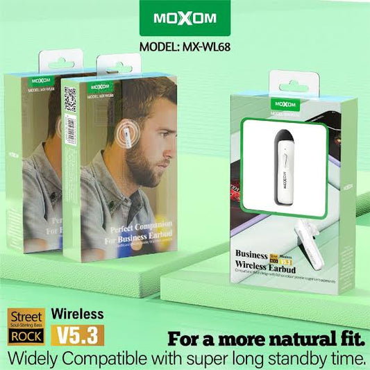 Moxom MX-WL68 Wireless Earphone Bluetooth V5.3 In Ear Handsfree WL68