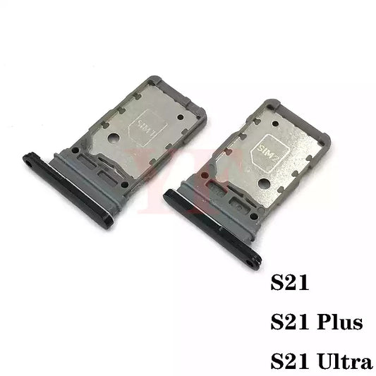 Replacement Sim Card Tray For S21 / S21 Plus / S21 Ultra Black