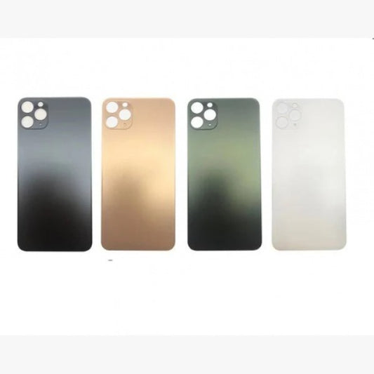 No Logo Back Glass For Iphone 13 Pro 6.1" Green (Big Cam Lens Hole)