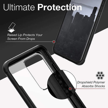 X-Doria Defense Shield 10 Feet Drop Tested Case For iPhone 15 6.1' Black