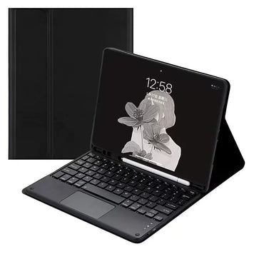 Detachable Bluetooth Keyboard Case With Pencil Holder, Backlight & Touch Pad For iPad Pro 13 2024 Black
