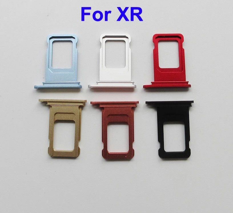 Replacement Sim Card Tray For Iphone XR Red