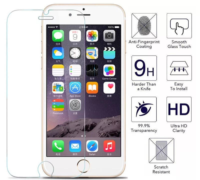 9H 0.3MM Clear Tempered Glass For Iphone 13 / 13 Pro / 14 / 16e