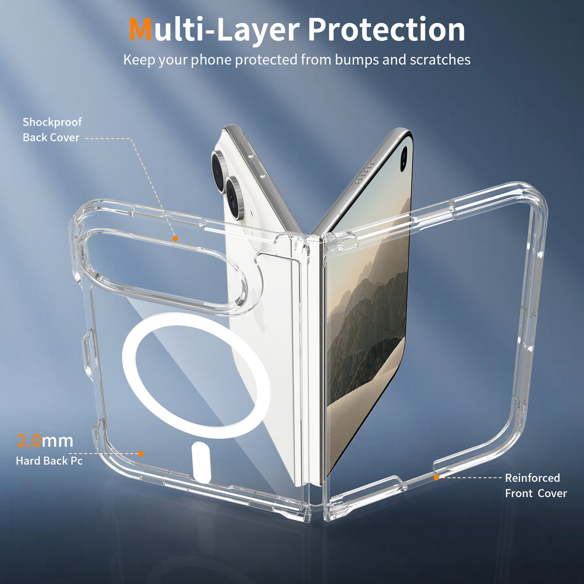 Mag Armor Magsafe Clear Case For iPhone Duo