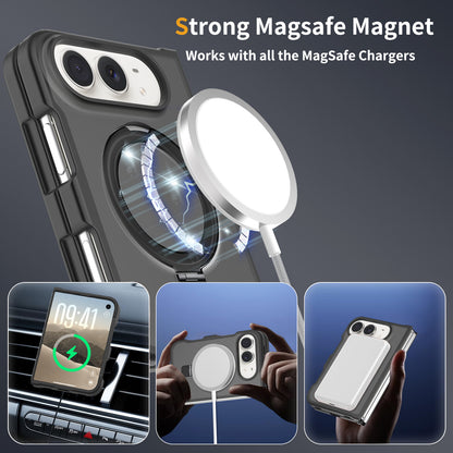 360 Degree Rotating Ring Stand Case For iPhone Duo Black