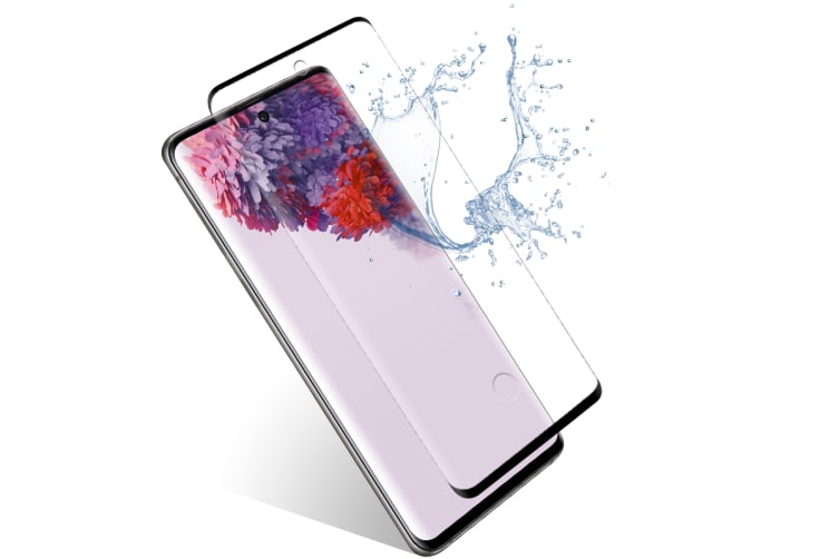 5D Full Cover 9H Curved Tempered Glass For Samsung Galaxy S10 Black