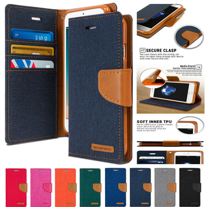 Mercury Canvas Case For iPhone 14 Pro Red