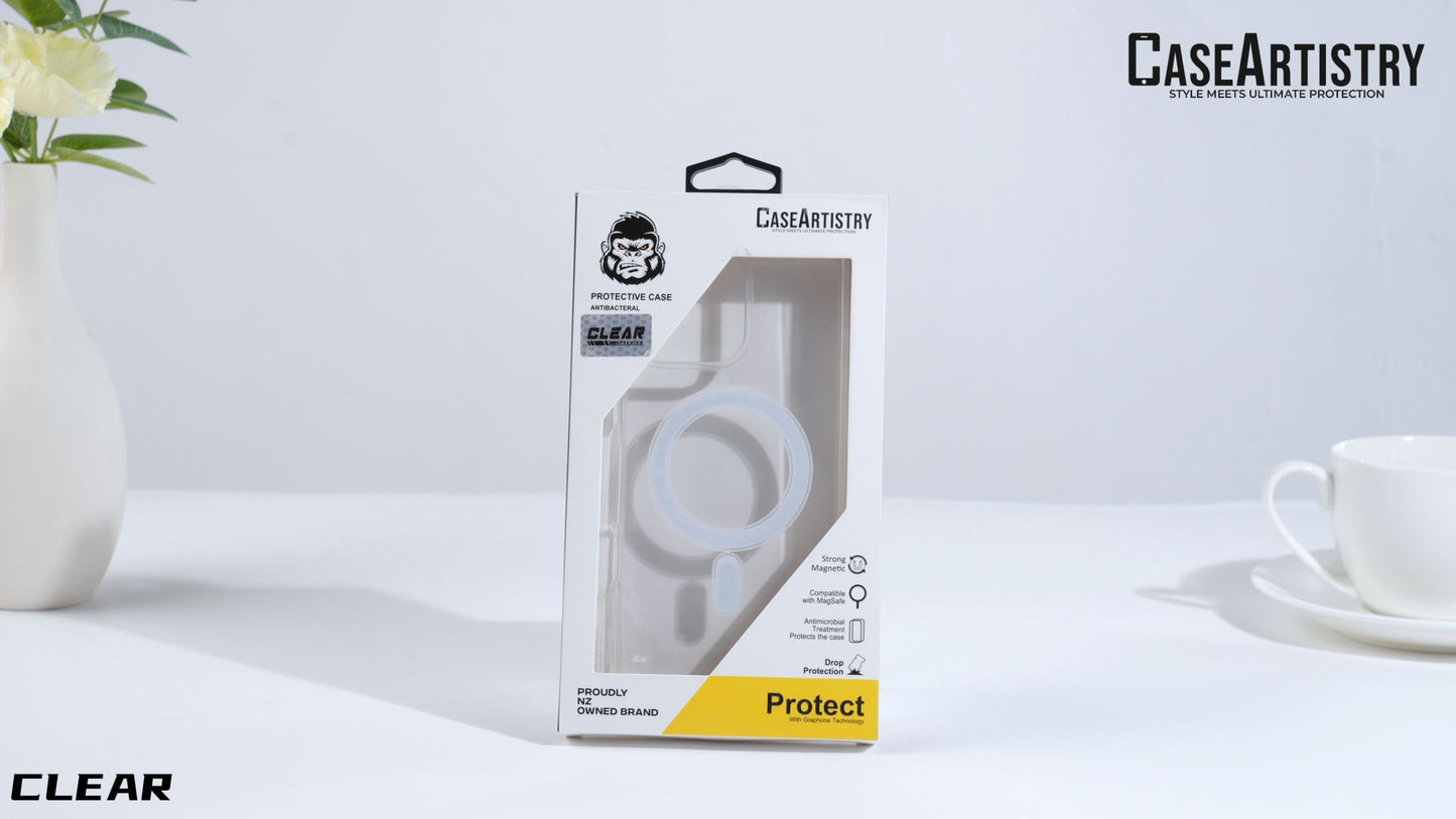 Case Artistry Mag Armor Clear Case For iPhone 13 Mini - Strong Magnet