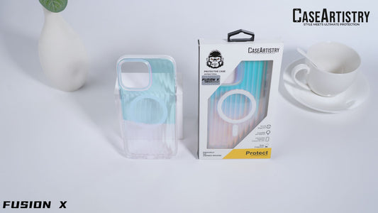 Case Artistry Corrugated Pattern Mag Armor Fusion X iPhone 16