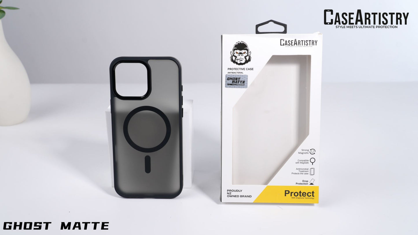 Case Artistry Mag Shield Ghost Matte Case For Samsung S26 Ultra Matte Black