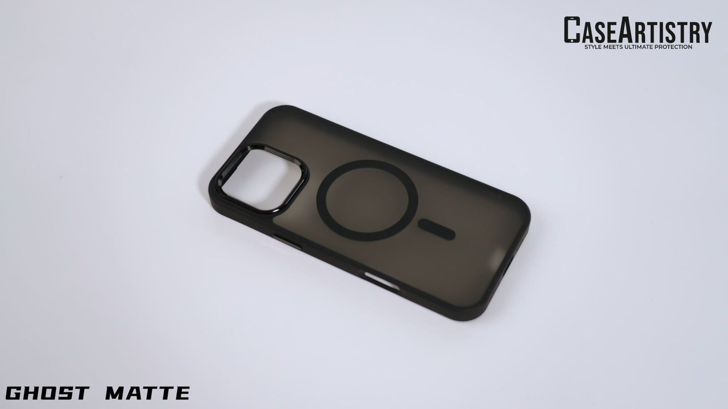 Case Artistry Mag Shield Ghost Matte Case For iPhone 12 Mini Matte Black