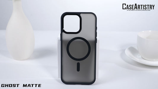 Case Artistry Mag Shield Ghost Matte Case For iPhone 12 Mini Matte Black