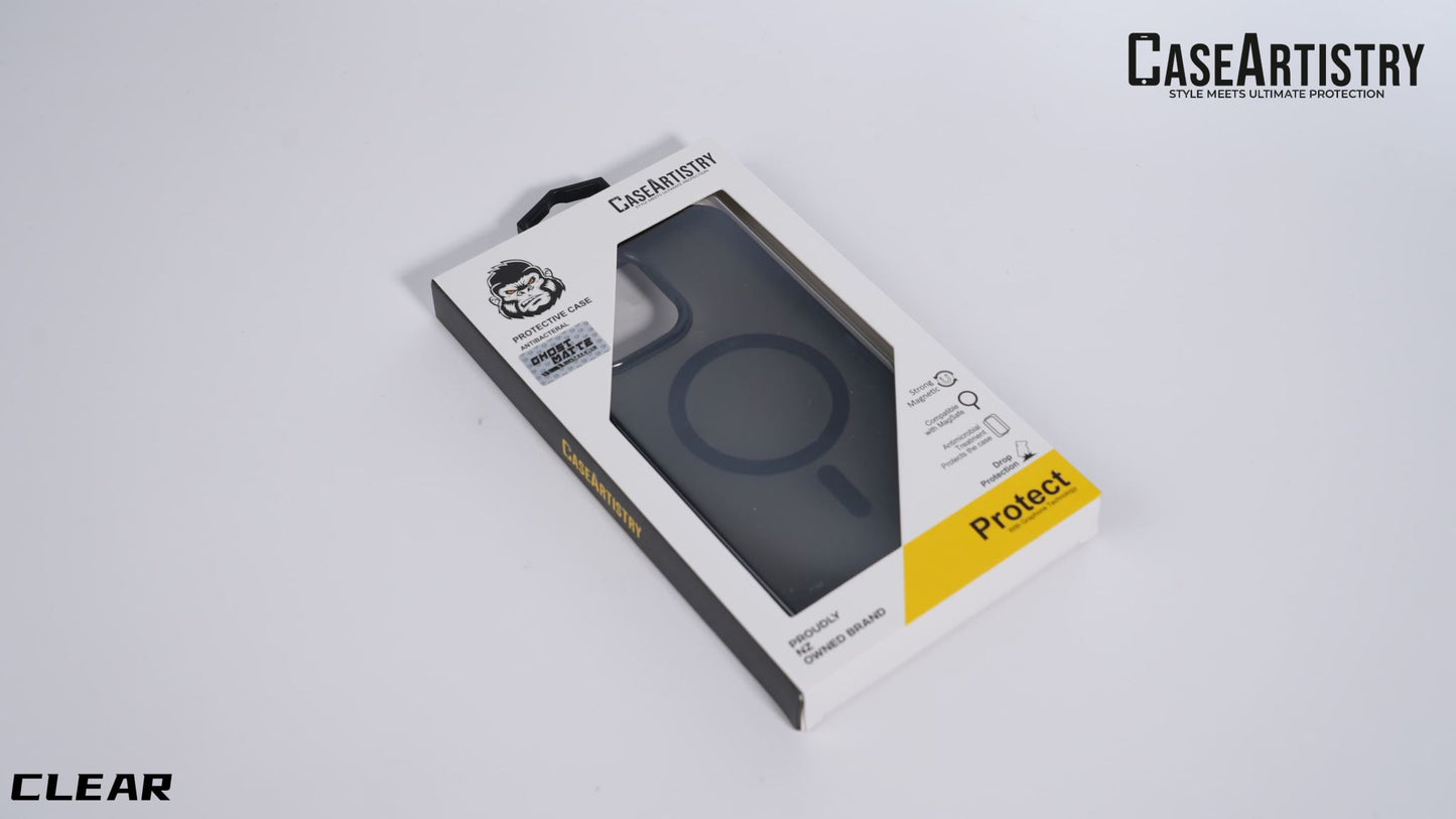 Case Artistry Mag Shield Ghost Matte Case For iPhone 12 Mini Matte Black