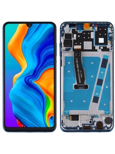 Replacement Lcd Screen Assembly With Frame For Huawei P30 Blue OEM