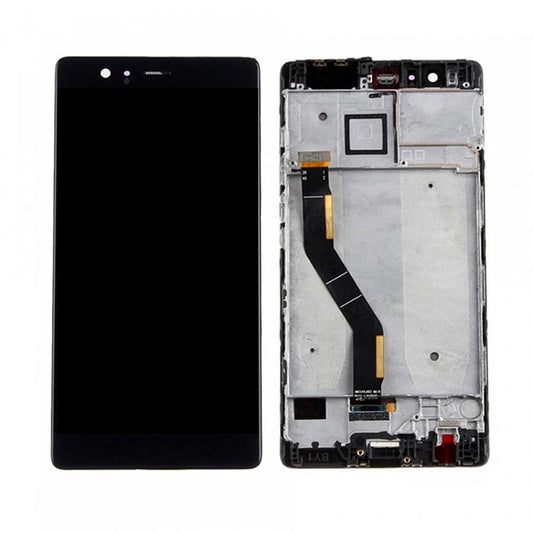 Replacement Lcd Screen For Huawei P9 Plus Black With Frame