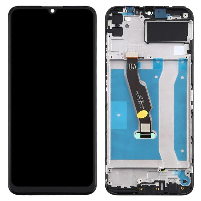 Replacement Lcd Screen With Frame For Huawei Y6P 2020 BLACK