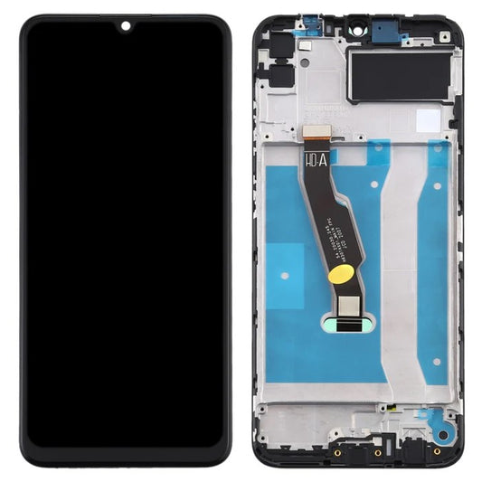 Replacement Lcd Screen With Frame For Huawei Y6P 2020 BLACK