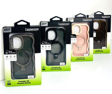 Case Artistry Magnetic Stand Grip Case For iPhone 17