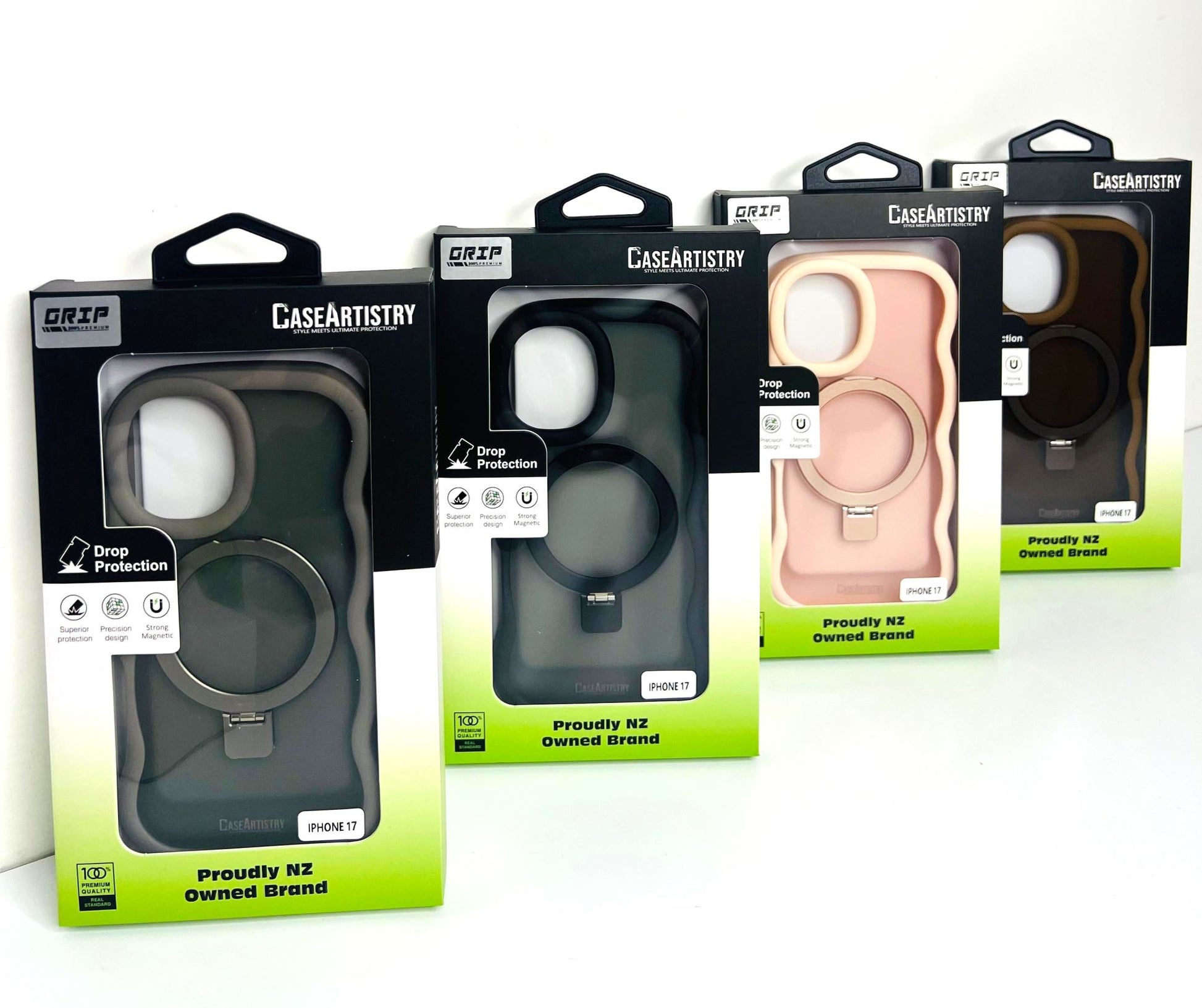 Case Artistry Magnetic Stand Grip Case For iPhone 17 Pro