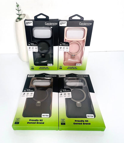 Case Artistry Magnetic Stand Grip Case For iPhone 17 Pro