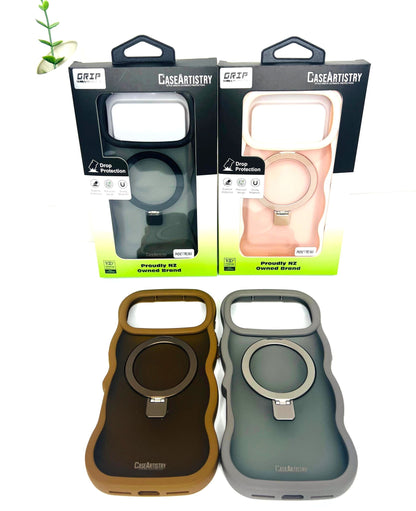 Case Artistry Magnetic Stand Grip Case For iPhone 17 Pro