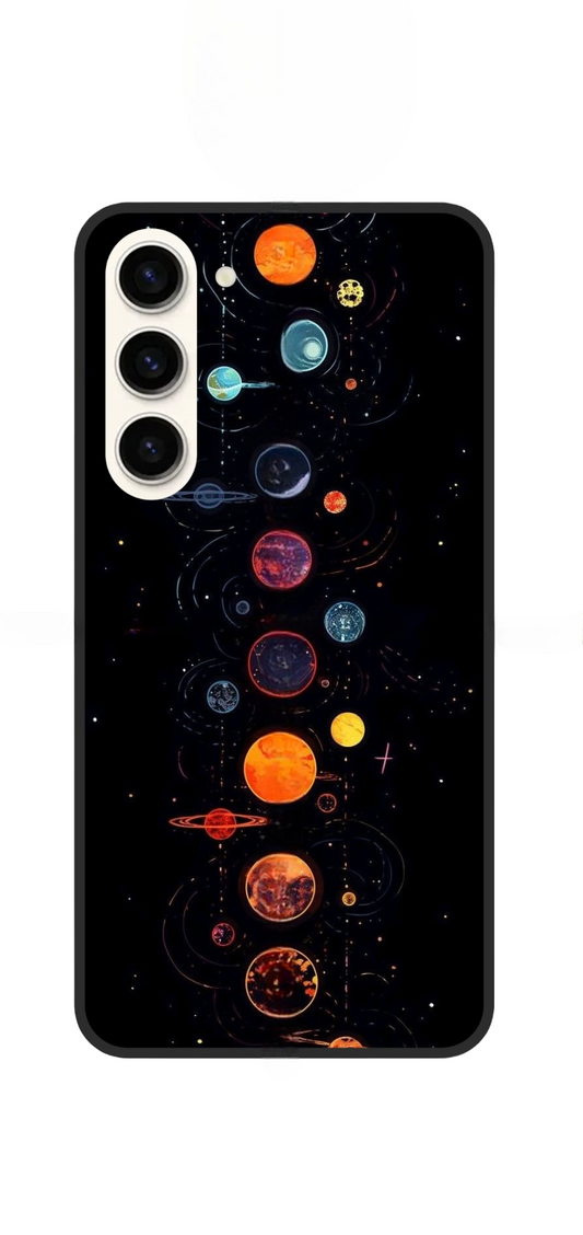Space Planet Printed Snap Case For Samsung Galaxy A55 (5G) - POD