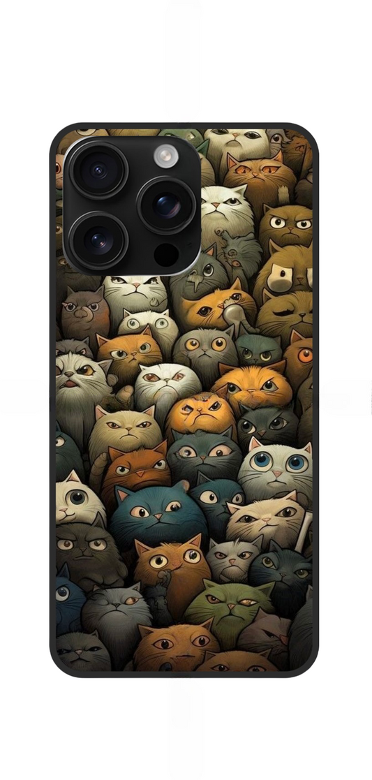 Angry Cats Printed Snap Case For Samsung Galaxy A55 (5G) - POD