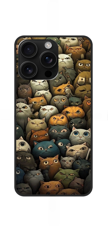 Angry Cats Printed Snap Case For Oppo Find X5 Pro - POD